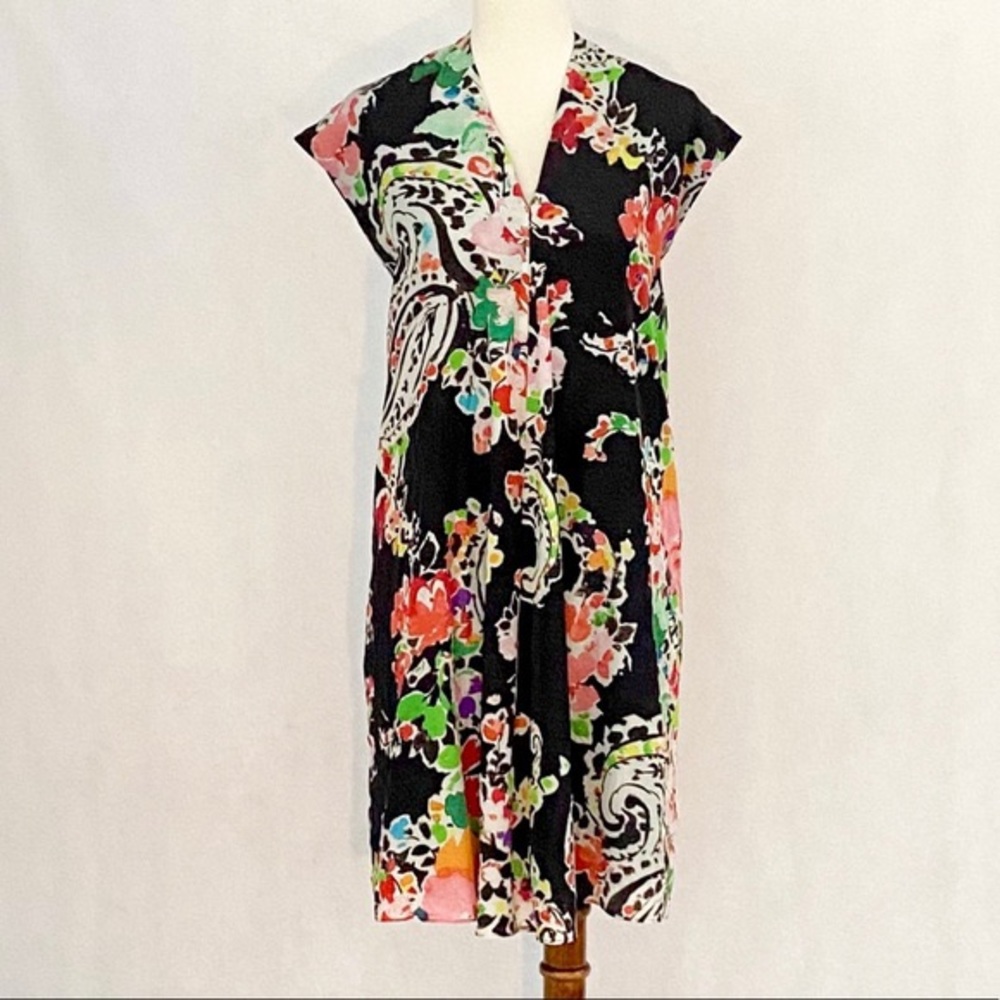 Lauren Ralph Lauren Paisley Pattern Shift Dress - Picture 2 of 10
